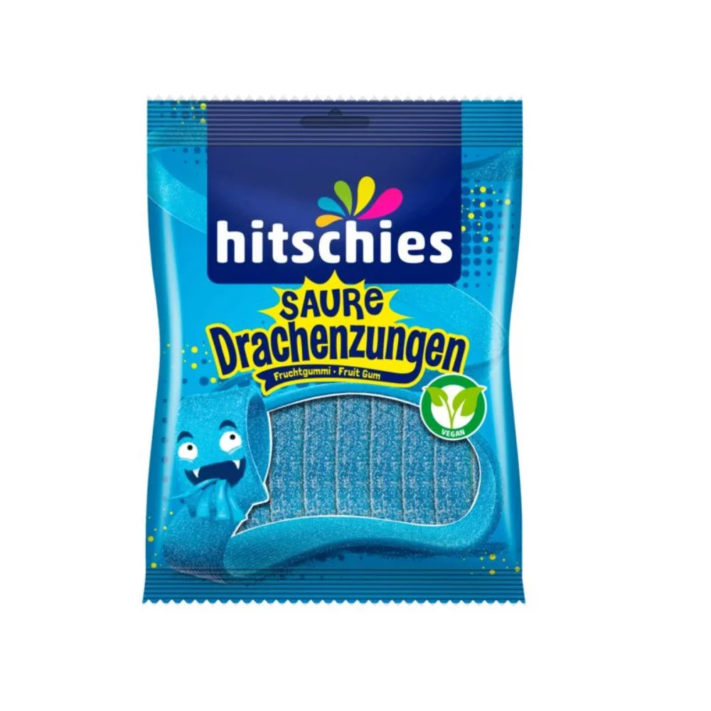 Hitschies - Saure Drachenzungen Blau - 125g