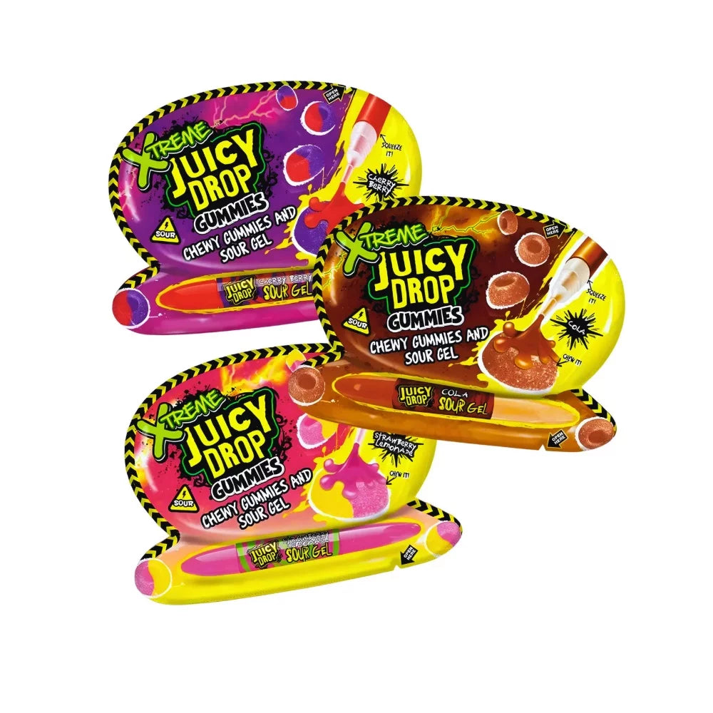 Juicy Drop - Gummies - Xtreme Sour Gel - 57g