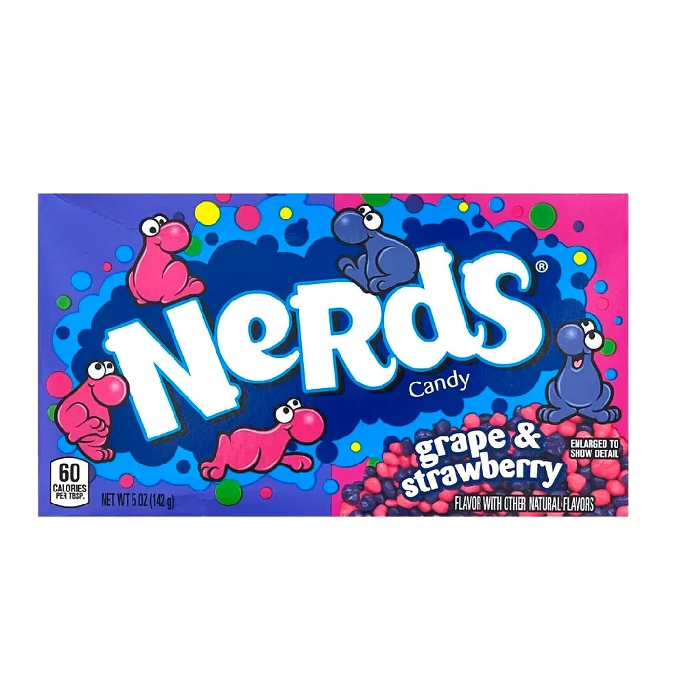 Nerds - Grape & Strawberry - Theater Box - 141,7g