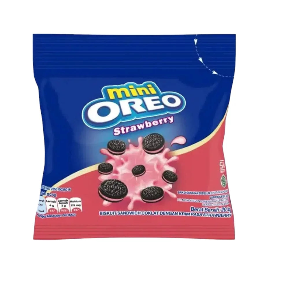 Oreo - Minis - Strawberry - 20,4g