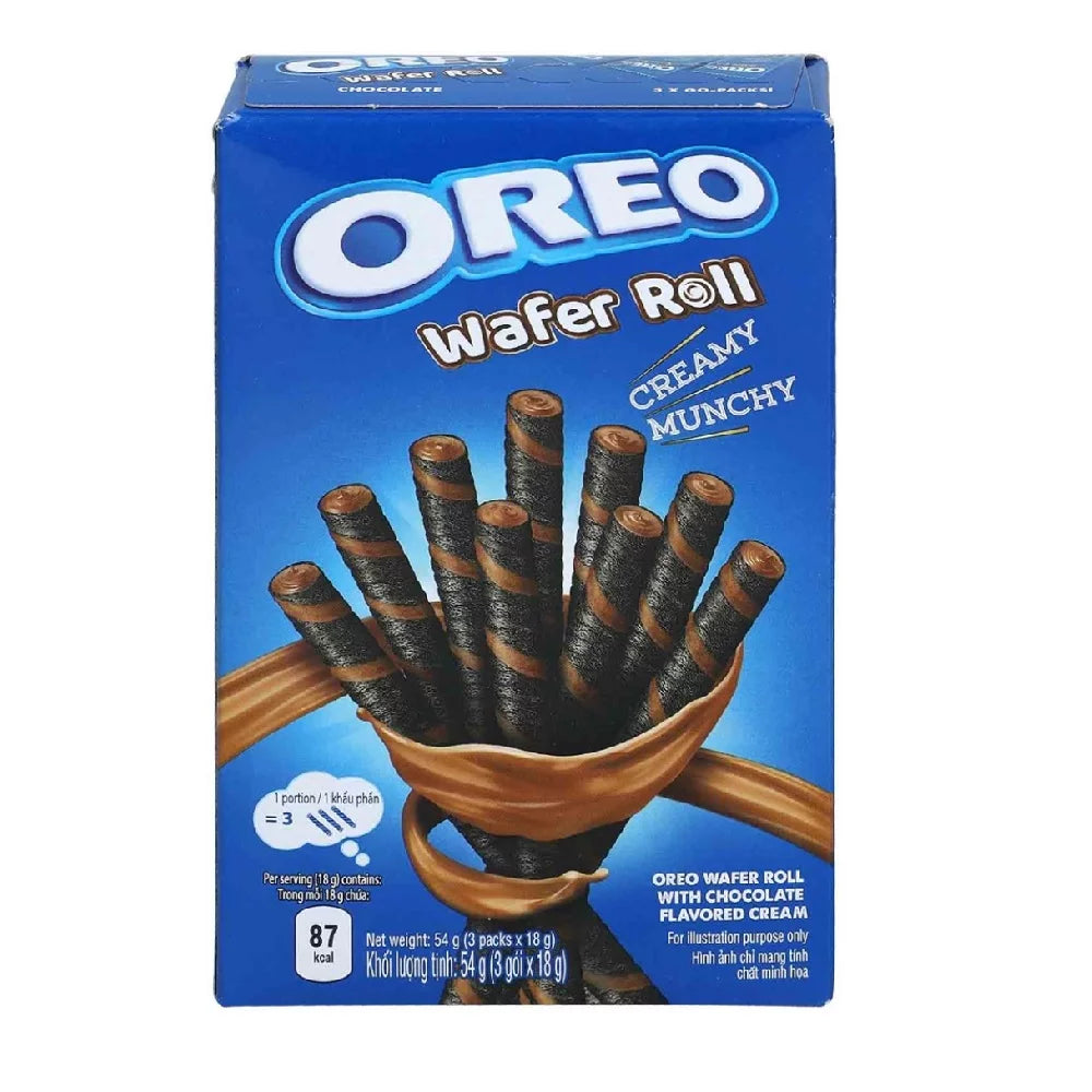 Oreo - Wafer Roll - Chocolate - 54g