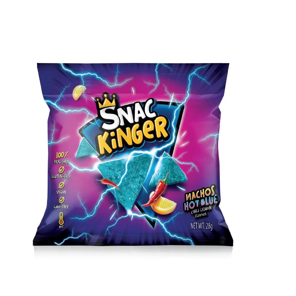 Snac Kinger - Blue Nacho Hot - 28g