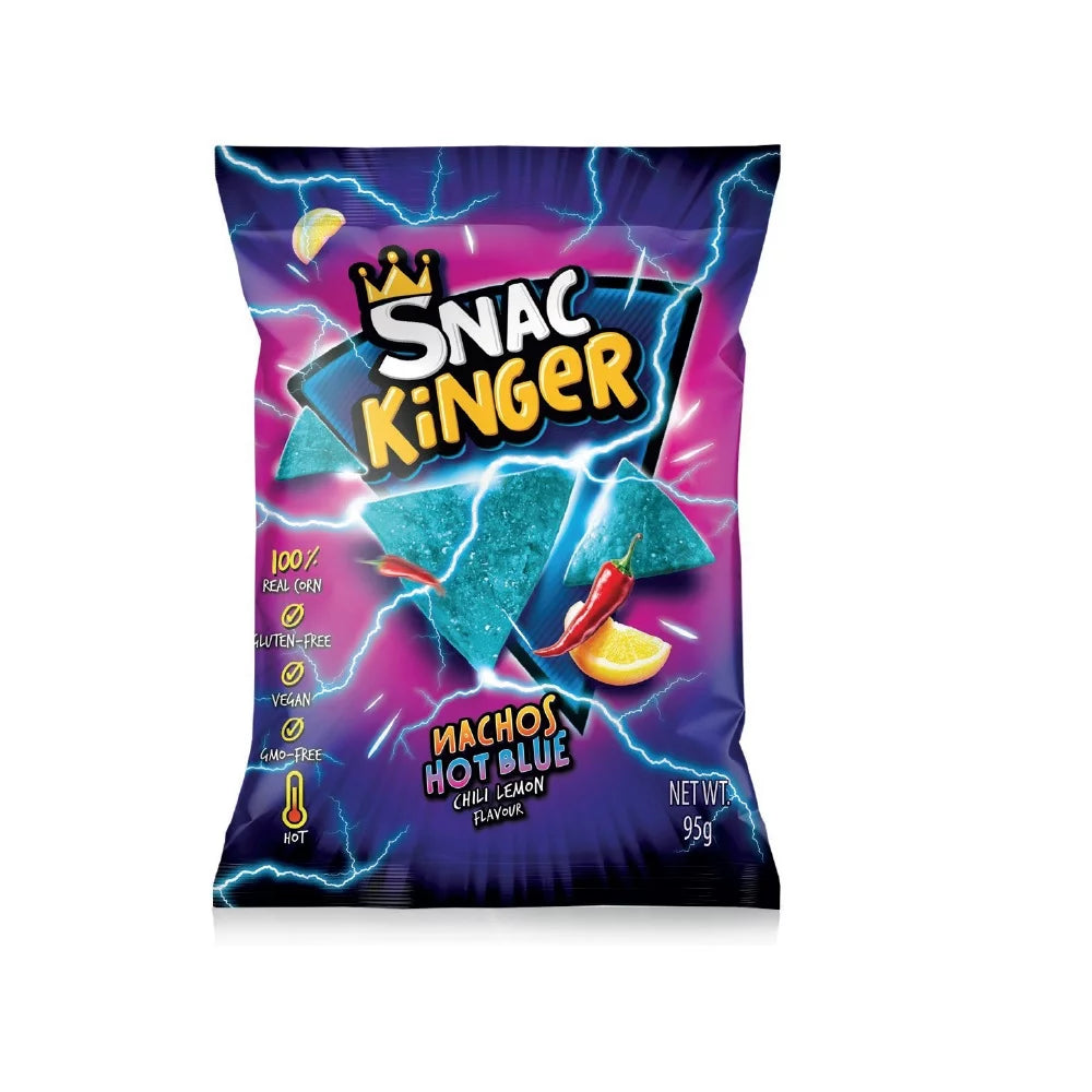 Snac Kinger - Blue Nacho Hot - 95g