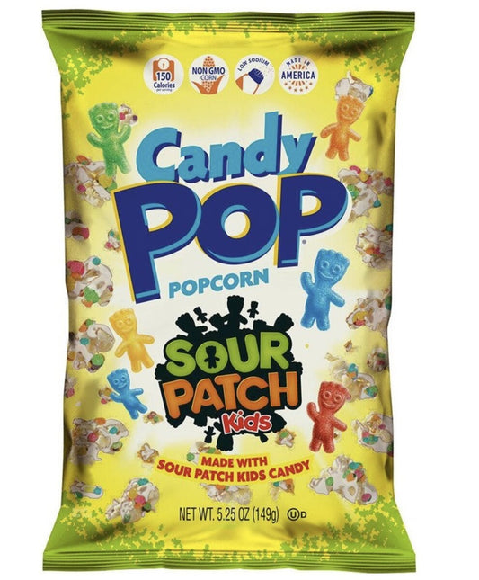 Candy Pop Sour Patch Popcorn - 149 g