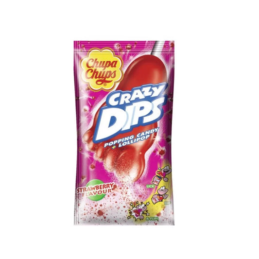 Chupa Chups - Crazy Dips - Erdbeere - 14g