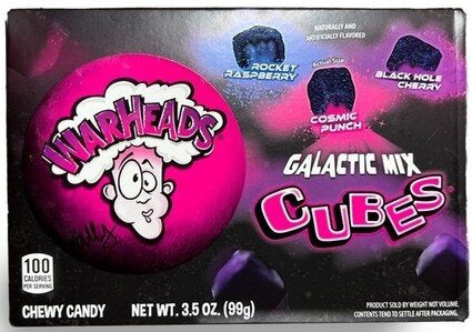 Warheads - Galactic Mix Cubes 99 g