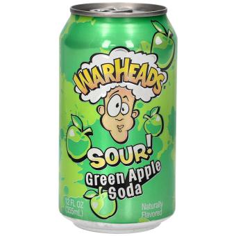 Warheads - Green Apple Soda - 355 ml