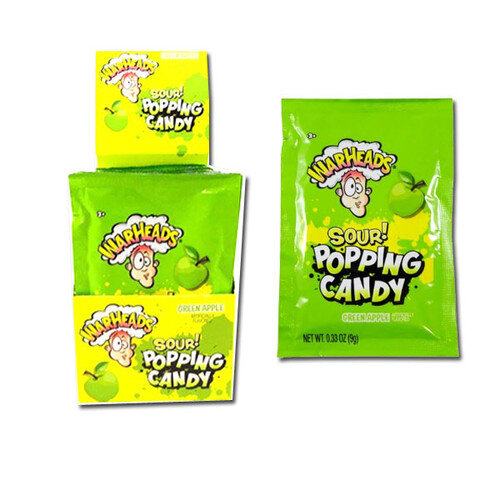 Warheads Sour Popping Candy - Green Apple 9 g