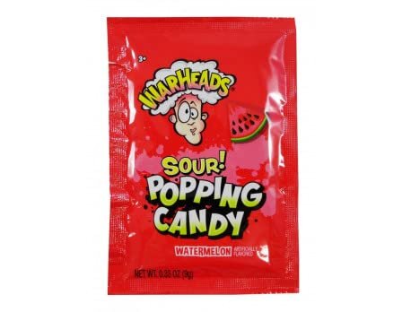 Warheads Sour Popping Candy – Watermelon 9 g