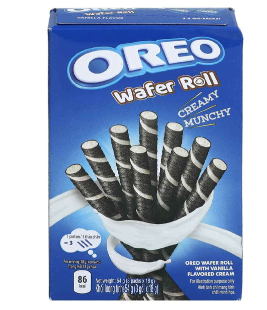 Oreo Wafer Roll Vanilla 54g